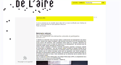 Desktop Screenshot of delaire.eu